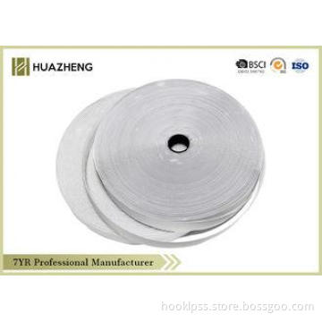 Decorative White Self Adhesive Velcro Tape , Elastic Hook A
